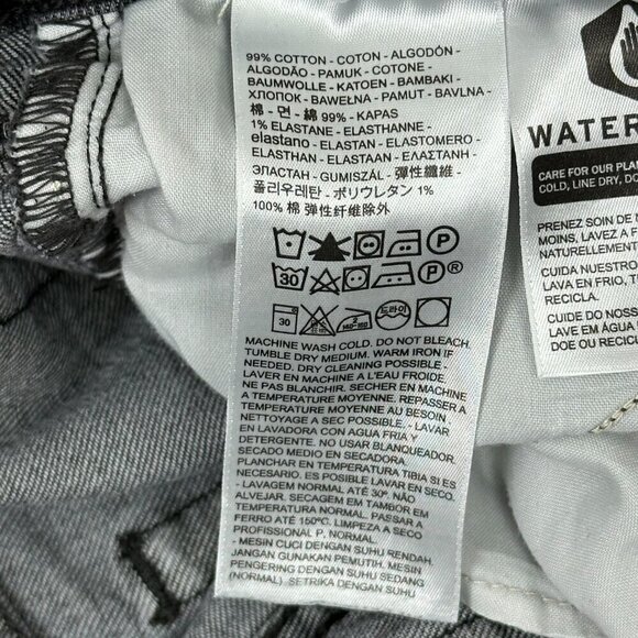 Levi's Icon Fit High Rise Premium Denim Washed Black - Picture 11 of 13